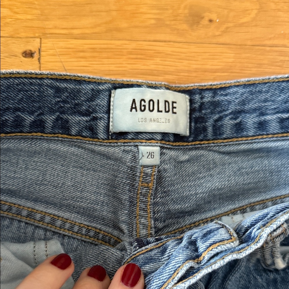 Agolde Riley Straight Leg Jeans - Picture 2 of 3